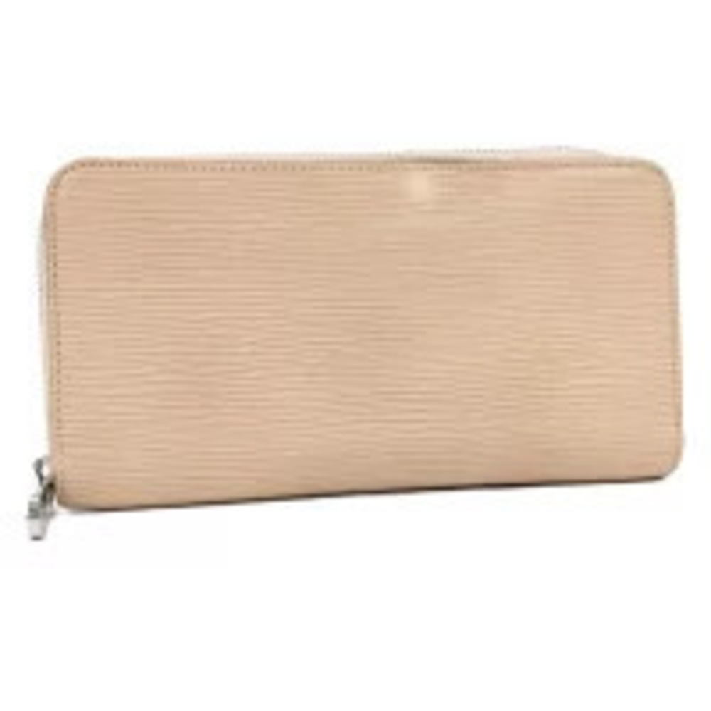 LOUIS VUITTON Zippy Wallet Round Zipper Long Epi Leather Dune Brown